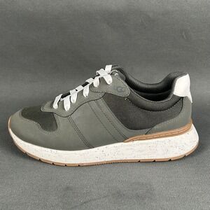 UGG Retrainer Olive Green Recycled Leather Mesh Low Sneakers Womens 5.5 Shoes